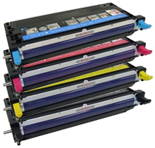 DELL 3115 Laser Toner Cartridges Set Black Cyan Yellow Magenta High Yield
