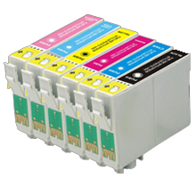 EPSON T078 / T079 INK / INKJET Cartridge Set Black Cyan Magenta Yellow Light Cyan Light Magenta