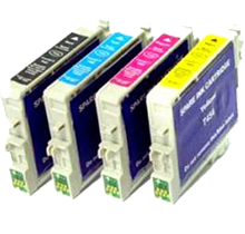 EPSON C67 INK / INKJET Cartridge Set Black Cyan Yellow Magenta