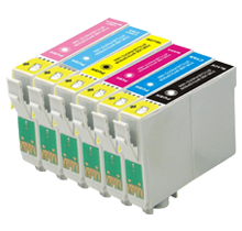 EPSON 1400 INK / INKJET Cartridge Set Black Cyan Yellow Magenta Light Cyan Light Magenta