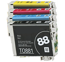 EPSON T088 INK / INKJET Cartridge Set Black Cyan Yellow Magenta