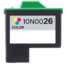 LEXMARK 10N0026 #26 INK/ INKJET Tri Color