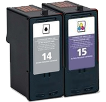 LEXMARK 18C2090 / 18C2110 INK / INKJET Cartrdige Combo Pack Black Tri-Color