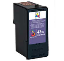 LEXMARK 18Y0143 #43XL INK / INKJET Cartridge Tri-Color High Yield