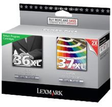 LEXMARK 18C2170 / 18C2180 36XL / 37XL INKJET Cartridge Black Color