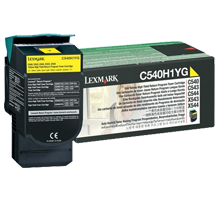 Brand New Original LEXMARK / IBM C540H1YG Laser Toner Cartridge Yellow High Yield
