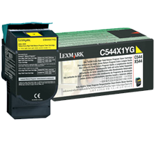 Brand New Original LEXMARK / IBM C544X1YG High Yield Laser Toner Cartridge Yellow