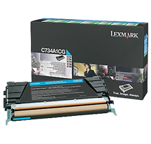 Brand New Original LEXMARK C734A1CG Laser Toner Cartridge Cyan