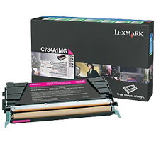 Brand New Original LEXMARK C734A1MG Laser Toner Cartridge Magenta