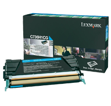 Brand New Original LEXMARK C736H1CG Laser Toner Cartridge Cyan