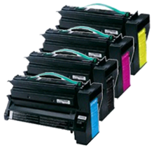 LEXMARK C750 Set Laser Toner Cartridges Set Black Cyan Yellow Magenta High Yield