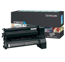 Brand New Original LEXMARK / IBM C782X1CG Laser Toner Cartridge Cyan