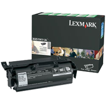 Brand New Original LEXMARK X651H11A High Yield Laser Toner Catridge Black