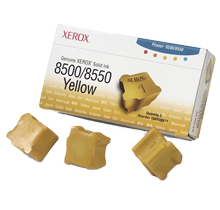 Brand New Original Xerox 108R00671 SOLID Ink Sticks (3-PACK) Yellow