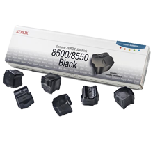 Brand New Original Xerox 108R00672 SOLID Ink Sticks (6-PACK) Black