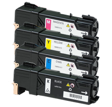 Xerox 6140 Laser Toner Cartridge Set Black Cyan Yellow Magenta