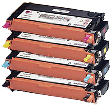 Xerox Phaser 6280 High Yield Laser Toner Cartridge Set Black Cyan Yellow Magenta