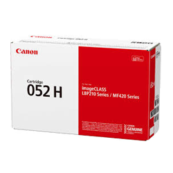 ~Brand New Original Canon 2200C001 (052H) High Yield Laser Toner Cartridge Black
