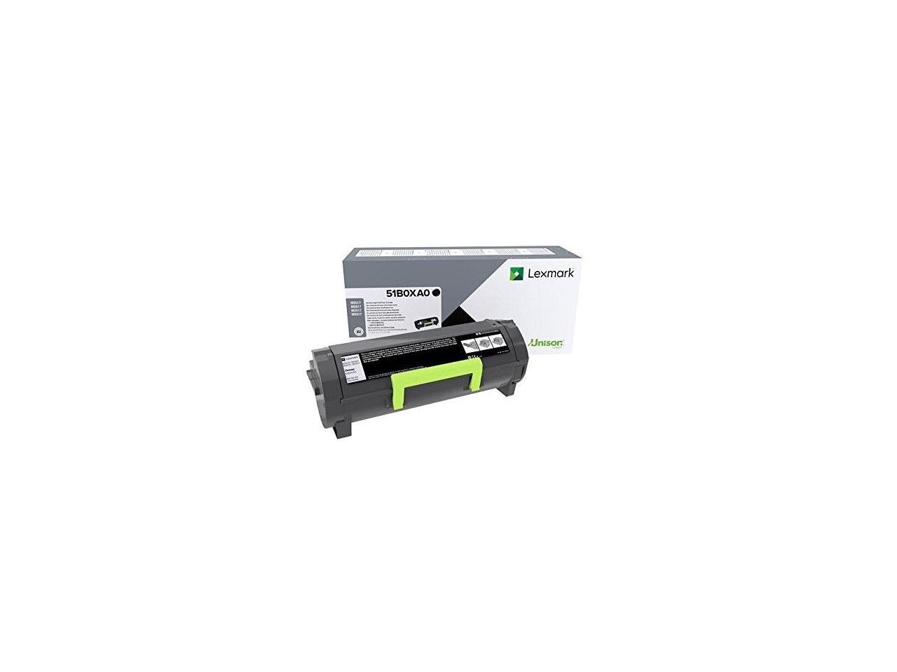 Brand New Original Lexmark 51B0XA0 High Yield Laser Toner Cartridge Black