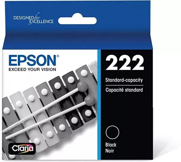 Brand New Original Epson T222120 Black Ink / Inkjet Cartridge