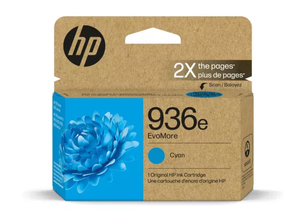 Brand New Original HP 4S6V3LN (936e) Cyan Ink / Inkjet Cartridge