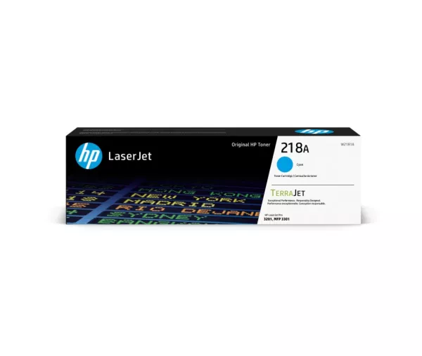 Brand New Original HP W2181A (218A) Cyan Laser Toner Cartridge