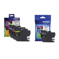 ~BRAND NEW ORIGINAL BROTHER LC3013 HIGH YIELD INK / INKJET CARTRIDGE SET BLACK CYAN MAGENTA YELLO