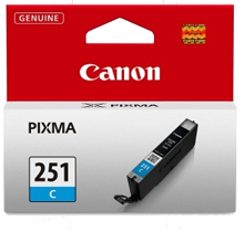 Brand New Original CLI-251C INK / INKJET Cartridge Cyan