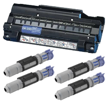 Brother DR200 & TN200 x4 Drum Unit / Laser Toner Cartridge Combo Pack