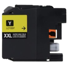 Brand New Compatible BROTHER LC105Y (XXL) INK / INKJET Cartridge Super High Yield Yellow