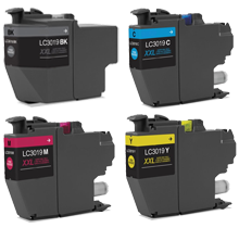 BROTHER LC3019 Extra High Yield INK / INKJET Cartridge Set Black Cyan Magenta Yellow