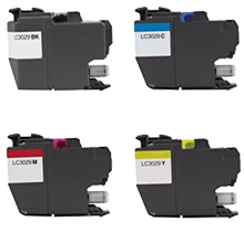 BROTHER LC3029 Extra High Yield INK / INKJET Cartridge Set Black Cyan Magenta Yellow