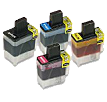 Brother LC41 Ink Cartridge Set Black Cyan Yellow Magenta