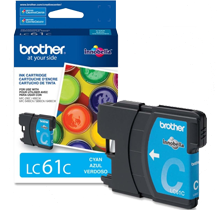 ~Brand New Original BROTHER LC61C INK / INKJET Cartridge Cyan