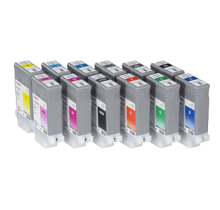 CANON PFI-106 SET INK / INKJET Cartridge Black Cyan Yellow Magenta Photo Cyan Photo Magenta Matte Black Grey Photo Grey Green Red Blue