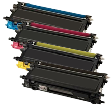 Brother TN115 Laser Toner Cartridge Set Black Cyan Yellow Magenta High Yield