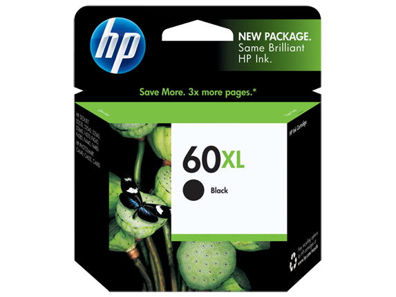 Brand New Original HP CC641WN HP 60XL Black High Yield Ink Cartridg