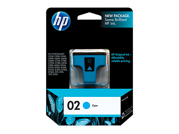 Brand New original HP C8771WN (02) INK / INKJET Cartridge Cyan