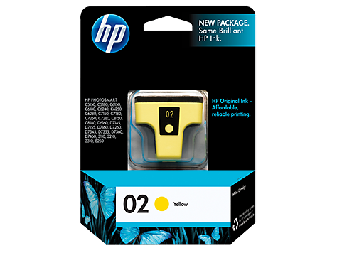 HP C8773WN (02) INK / INKJET Cartridge Yellow