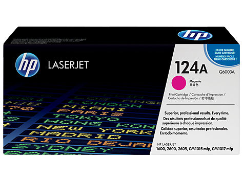 Brand New Original HP Q6003A Laser Toner Cartridge Magenta