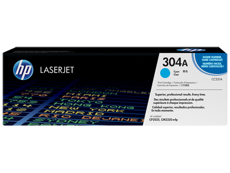 ~Brand New Original HP CC531A Laser Toner Cartridge Cyan