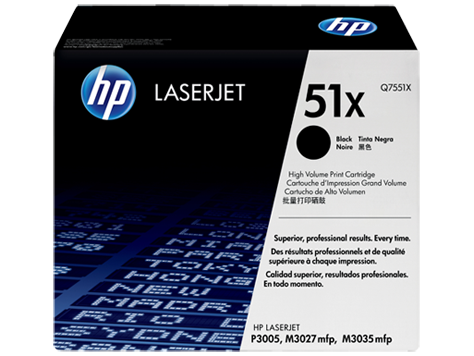 HP Q7551X HP51X Laser Toner Cartridge High Yield