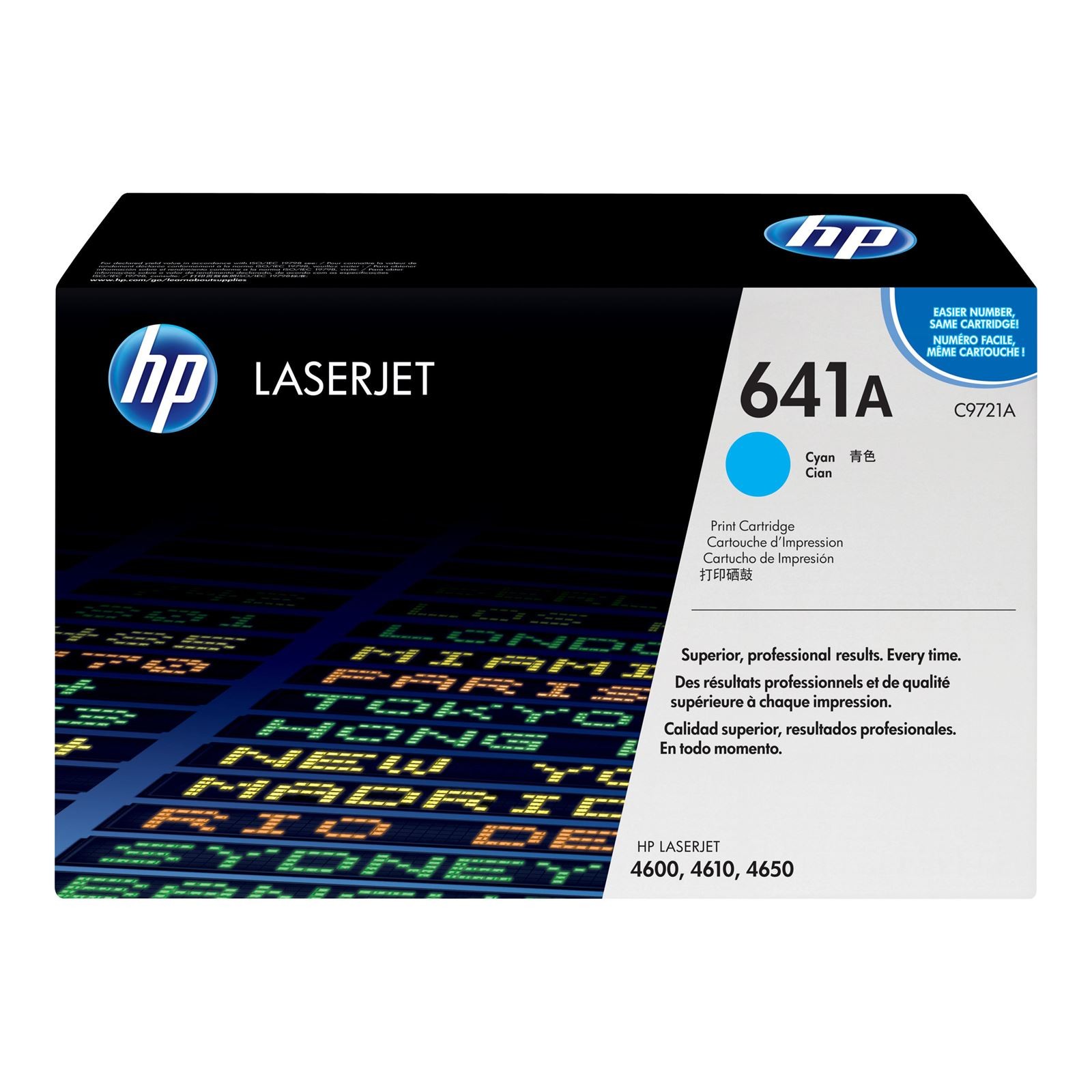 ~Brand New Original HP C9721A Laser Toner Cartridge Cyan