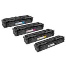 Canon 045H Laser Toner Cartridge Set High Yield Black Cyan Magenta Yellow