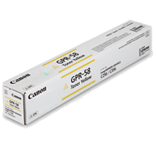 Brand New Original Canon 2185C003AA (GPR-58Y) Yellow Laser Toner Cartridge