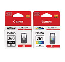 Brand New Original Canon 260XL / 261XL Ink / Inkjet Cartridge Set High Yield