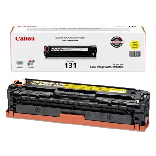 ~Brand New Original Canon 6269B001AA (Canon 131) Laser Toner Cartridge Yellow