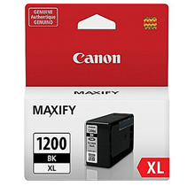 ~Brand New Original CANON 9183B001 (PGI-1200XL) INK / INKJET Cartridge High Yield Black