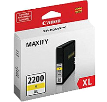 ~Brand New Original CANON 9270B001 (PGI-2200XL) INK / INKJET Catridge High Yield Yellow