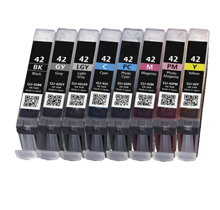 CANON CLI-42 INK / INKJET Cartridge Set Black Cyan Yellow Magenta Gray Light Gray Photo Cyan Photo magenta